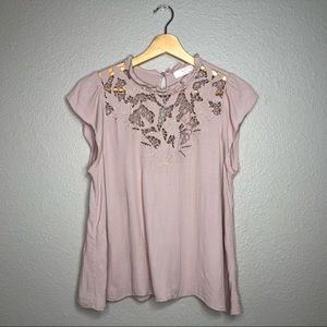 ASTR The Label Crochet Blouse
